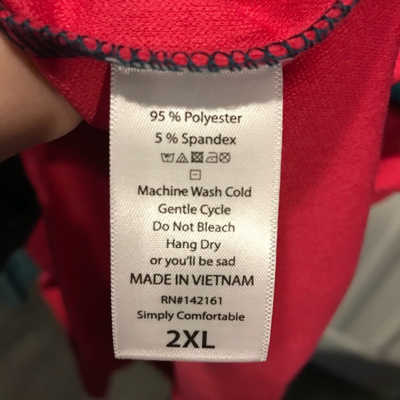 LuLaRoe Cassie pencil skirt 2X teal and hot pink - Picture 2 of 7